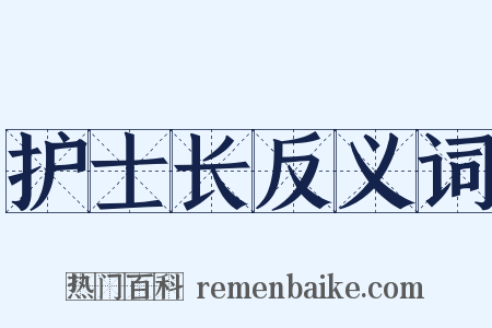 护士长反义词是什么意思的图片